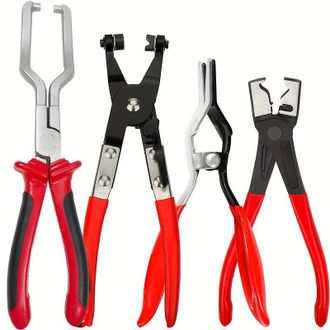 OEM Juego De 4 Abrazaderas Para Mangueras, Alicates Para Desmontar Mangueras, Alicates Profesionales Para Mantenimiento Automotriz