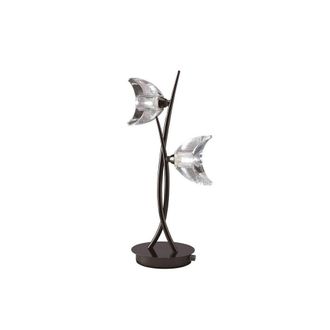 Netlighting Eclipse Table Lamp 2 Light G9 Black Chrome