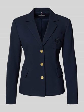 Tommy Hilfiger Shaped Fit Blazer mit Viskose-Anteil Modell PUNTO in Marine, Größe 36
