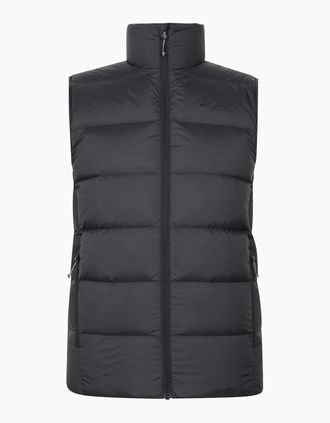 Mountain Warehouse Mens Mountain Warehouse Mens Stratus Down Packable Gilet - Black - Size: 40/Regular