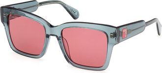Max & Co. MO0094 93S Womens Sunglasses Green Size 52