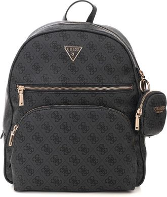 Guess Power Play II Grote Tech Rugzak - Dames - Rugzakken - Zwart - ONE Size - Leer - Tassen