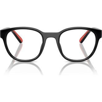 Ferrari 50mm Small Phantos Optical Glasses in Black /Demo Lens at Nordstrom