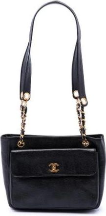 Chanel Pre-owned Classic Flap Shoulder Bag - Dames - Vintage Schoudertas - Zwart - ONE Size - Vintage