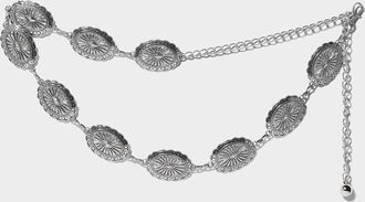 Simons Womens Openwork medallion belt