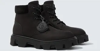 Moncler Peak City suede ankle boots