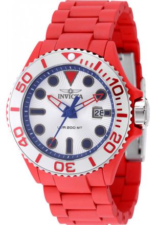 Invicta IN-49482 Mens Grand Diver Watch - Red - One Size