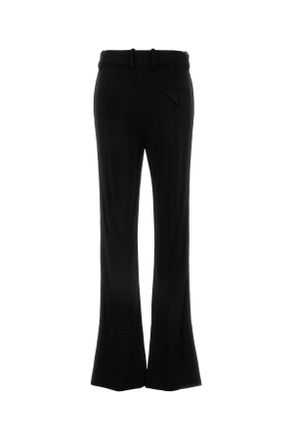 Bottega Veneta Womens Black Jersey Pant Exterior: Viscose Pantaloni
