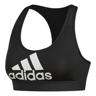 adidas (WMNS) adidas DonAsia Sizing t Rest Badge of Sport Bra Black White EA3298