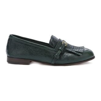 Ermanno Scervino Schoenen, Dames, Groen, 39 EU, Leer, College Loafer