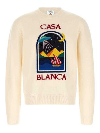 Casablanca pyramid abduction sweater