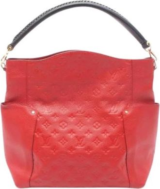 Louis Vuitton Pre-owned Shoulder Bag - Dames - Vintage Schoudertas - Rood - ONE Size - Leer - Vintage