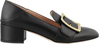 Bally Ladies Janelle Black Calf Leather Pumps