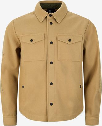 Moncler Kurzes Flanellhemd mit Hemdkragen