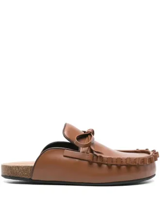 サンダル・ミュール Jw Anderson  Slippers and Clogs Women Suede Beige/Natural JW Anderson Flat sandals for Women | Online Sale up to 72
