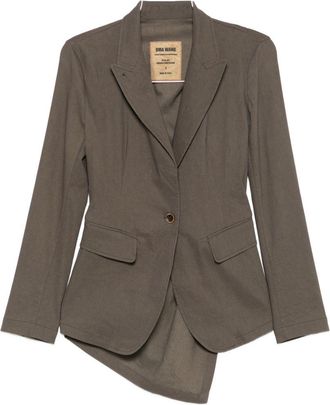 Uma Wang Womens Kylie Linen Blend Jacket