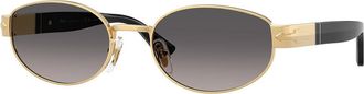 Persol PO1024S Polarized 515/M3 Mens Sunglasses Gold Size 56