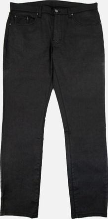 Versace Collection Mens Versace Collection Shiny Material Casual Denim Jean Black - Size: 34/32