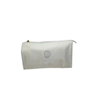 Fendi Pre-owned Clutches, female, White, Size: ONE SIZE Pre-owned Canvas Clutch