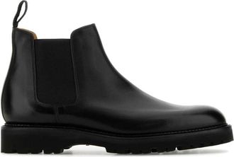 John Lobb Leren Chelsea Boots - Heren - Chelseaboots - Zwart - 42 1/2 EU - Leer - Schoenen