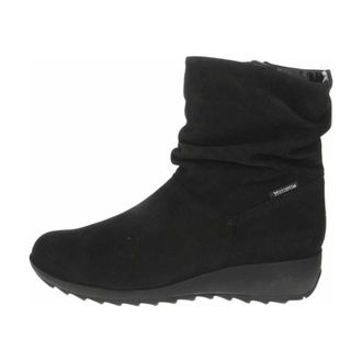 Mephisto Zwarte Enkellaars - Dames - Enkellaarsjes - Zwart - 38 EU - Schoenen