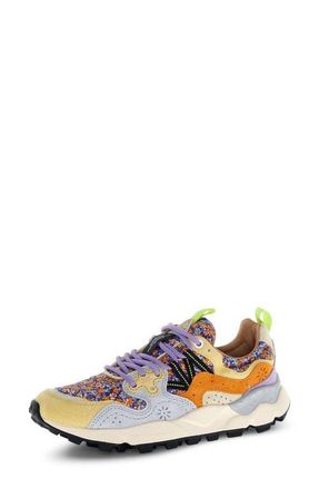 Flower Mountain Yamano 3 Sneaker in Yellow/Purple at Nordstrom, Size 5-5.5Us