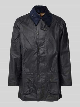Barbour Parka mit Pattentaschen Modell BEAUFORT in Marine, Gr&ouml;&szlig;e 38