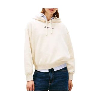 Tommy Hilfiger Donna, Felpe, Bianco, M, new