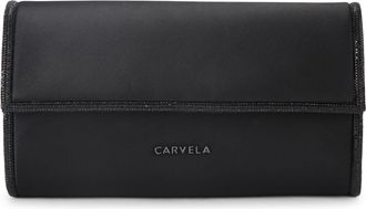 Carvela Womens Satin Venezia Clutch Bag - Black - One Size