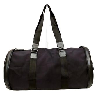 Ferragamo Black Nylon Boston Bag (Pre-Owned)