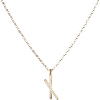 Toolally Snow Kiss Pendant Necklace in Gold Vermeil at Nordstrom