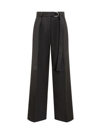 Jil Sander Sharp Wool Gabardine Trousers