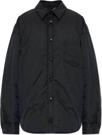 Maison Margiela Insulated Jacket - Dames - Zomerjassen - Zwart - S - Leer - Jassen