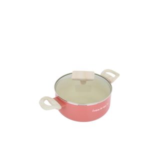 KASANOVA Mini casseruola 12 cm corallo Cooking Therapy con coperchio