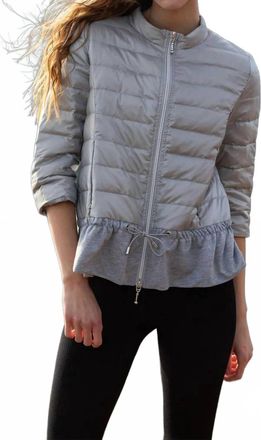 Anorak Duck Down Jacket In Gray
