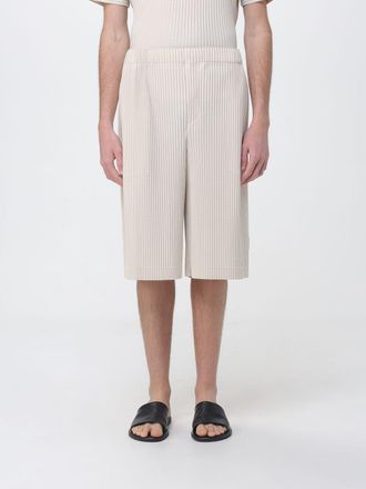 Homme Pliss&eacute; Issey Miyake Pantaloncini HOMME PLISSE ISSEY MIYAKE Uomo colore Beige