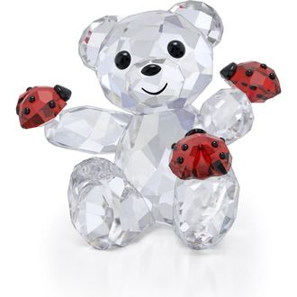 Swarovski Kris Bear Good Luck Bear Crystal Figurine in Crystal Multi at Nordstrom