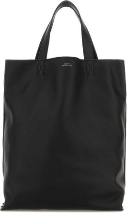 A.P.C. Tote Bags, male, Black, Size: ONE SIZE Maiko Medium Shopper Tote