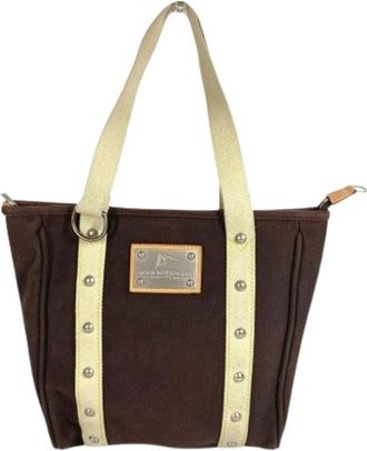 Louis Vuitton Pre-owned Antigua Cabas MM Tote Bag - unisex - Vintage Shopper - Bruin - ONE Size - Vintage