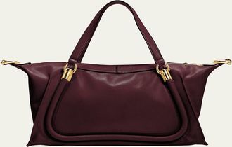 Chlo&eacute; Paraty 24 Large Bag in Shiny Calfskin