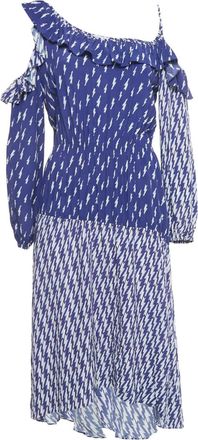 Sandro Abito midi in cr&ecirc;pe - Blu