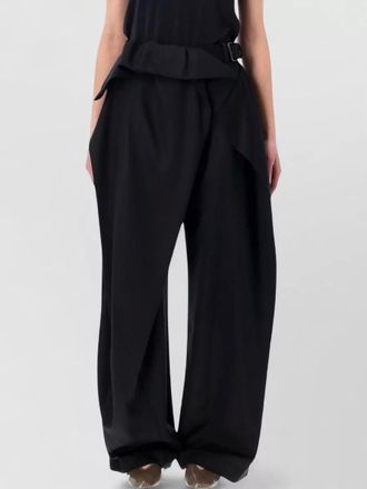 J.W.Anderson wool high-rise wide-leg trousers