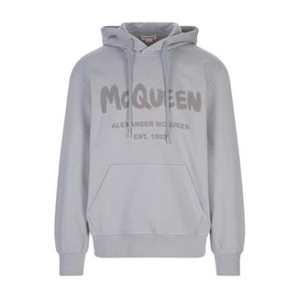 Alexander McQueen Heren, Sweatshirts & Hoodies, Grijs, Maat: S Jersey