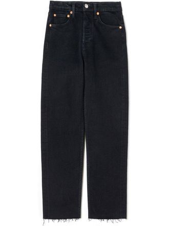 Re/Done 70s high waist jeans - Zwart
