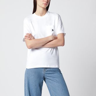 Carhartt Work in Progress S/S Pocket T-Shirt bianca