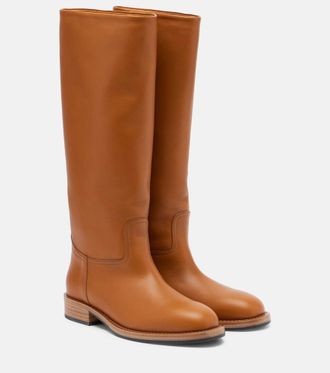 Loro Piana Botas altas Pablo Walk de piel