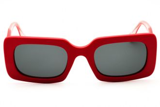 adidas OR0076 Rectangular Acetate Sunglasses - Red