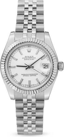 Rolex Pre-owned Rolex Datejust Automatic Chronometer White Dial Ladies Watch 178274 WSJ