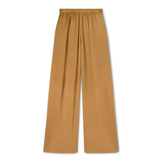 Motivi Broeken, Dames, Beige, S, Satijn, Palazzo Broek