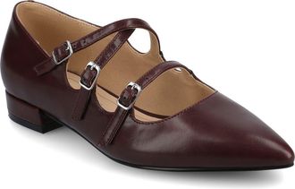 Journee Collection Gretal Mary Jane Flat in Oxblood at Nordstrom Rack, Size 7.5